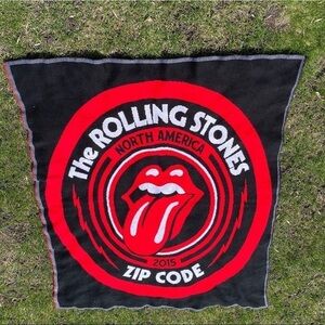 The Rolling Stones Blanket Red Black Tongue
